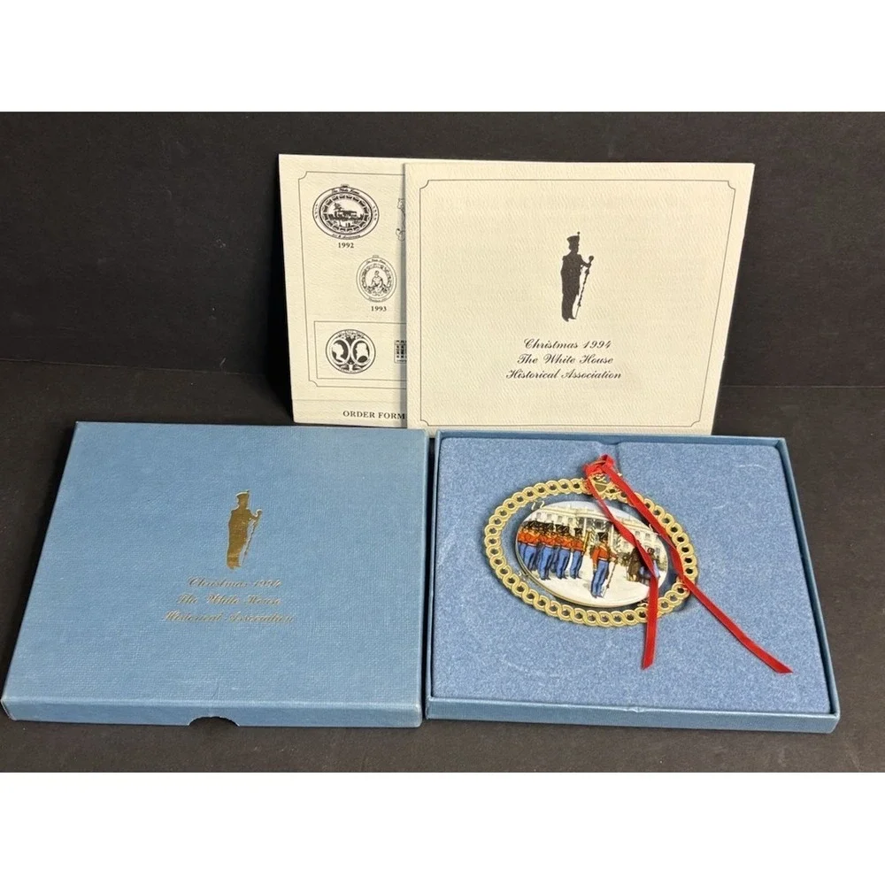 3 White House Historical Association Ornaments 1 US Capitol 1992 2004 2020 2000
